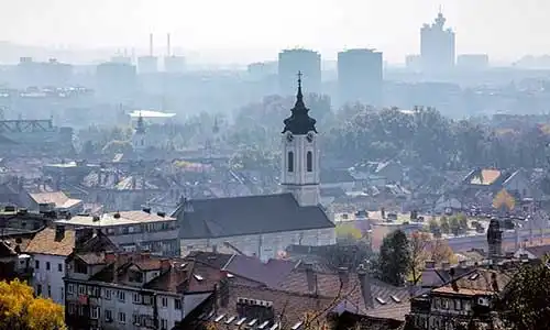 © Mikhail Markovskiy - Fotolia | View of the Belgrade in the haze, Serbia