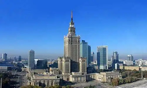 © udra11 - Fotolia | Warsaw panorama with palace science and culture