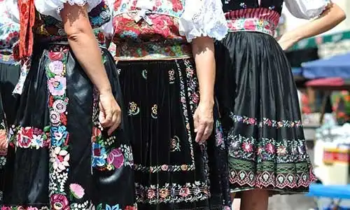 © mariangarai - Fotolia | Decorated skirt folk costume, Slovakia