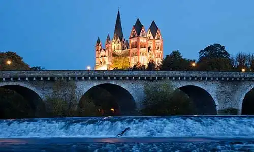 © m. letschert - Fotolia | Limburg, Hesse, Germany Cathedral at night.