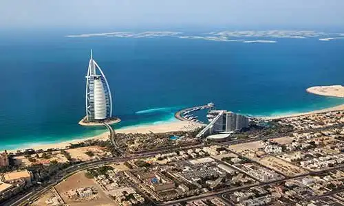 © Irina Schmidt - Fotolia | Dubai, UAE. Burj Al Arab from above