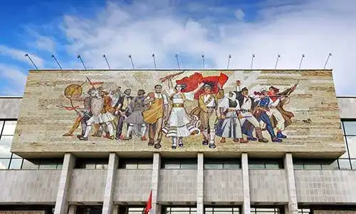 © tobago77 - Fotolia | The Albanians mosaic on the facade of the National Historical Mu