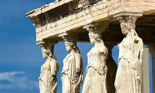 © Pavle - Fotolia | Caryatid sculptures, Acropolis of Athens, Greece
