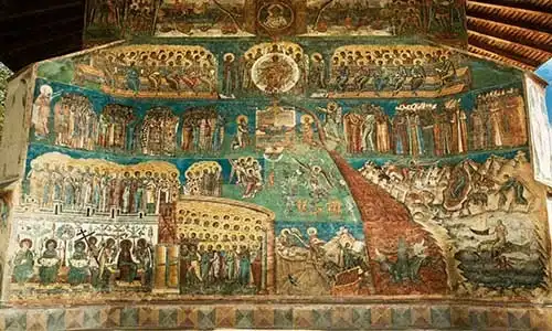 © ifeelstock - Fotolia | Voronet Monastery - Last Judgement painting