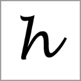 he - Alphabet Image