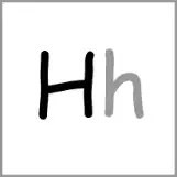 ha - Alphabet Image